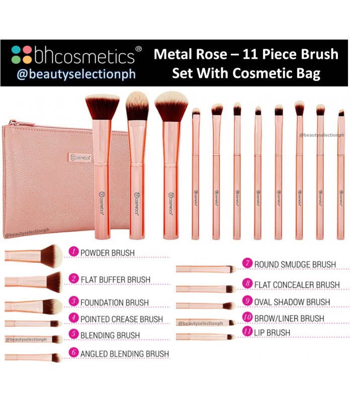 BH Cosmetics Metal Rose Set